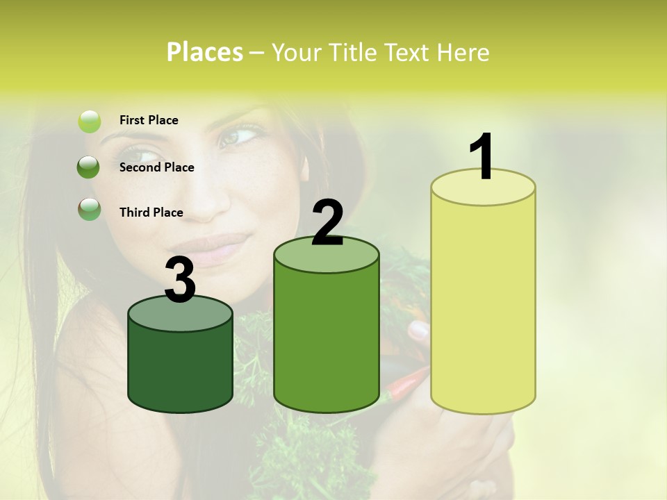 Vitamin Aubergine Zucchini PowerPoint Template