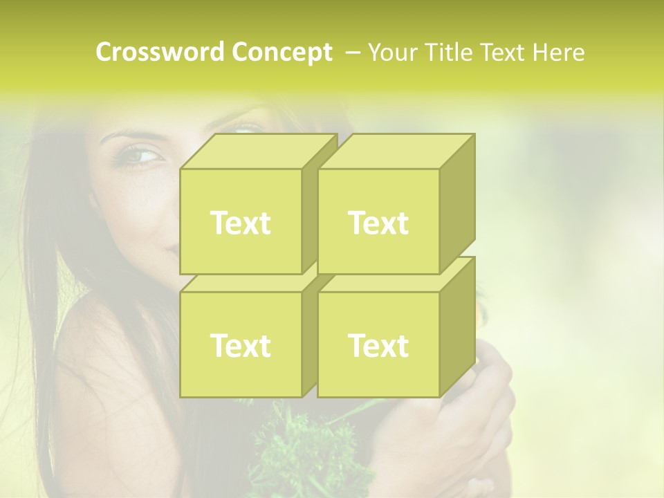 Vitamin Aubergine Zucchini PowerPoint Template