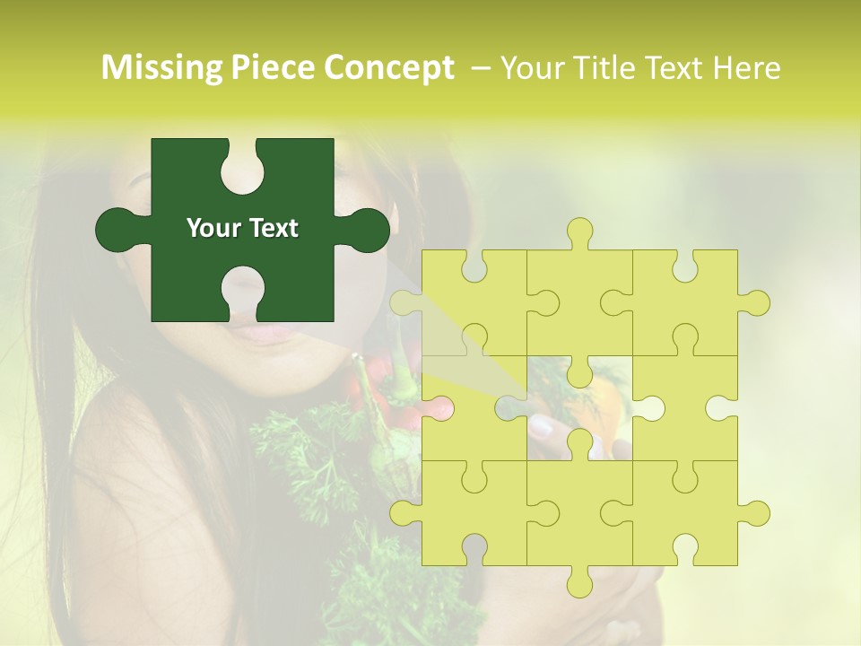 Vitamin Aubergine Zucchini PowerPoint Template