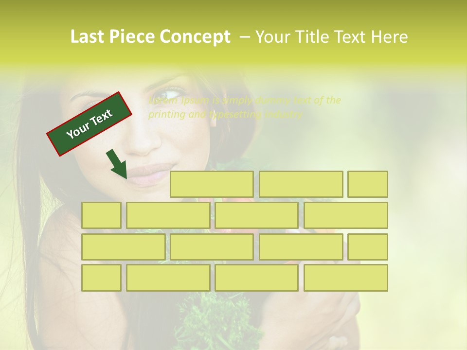 Vitamin Aubergine Zucchini PowerPoint Template