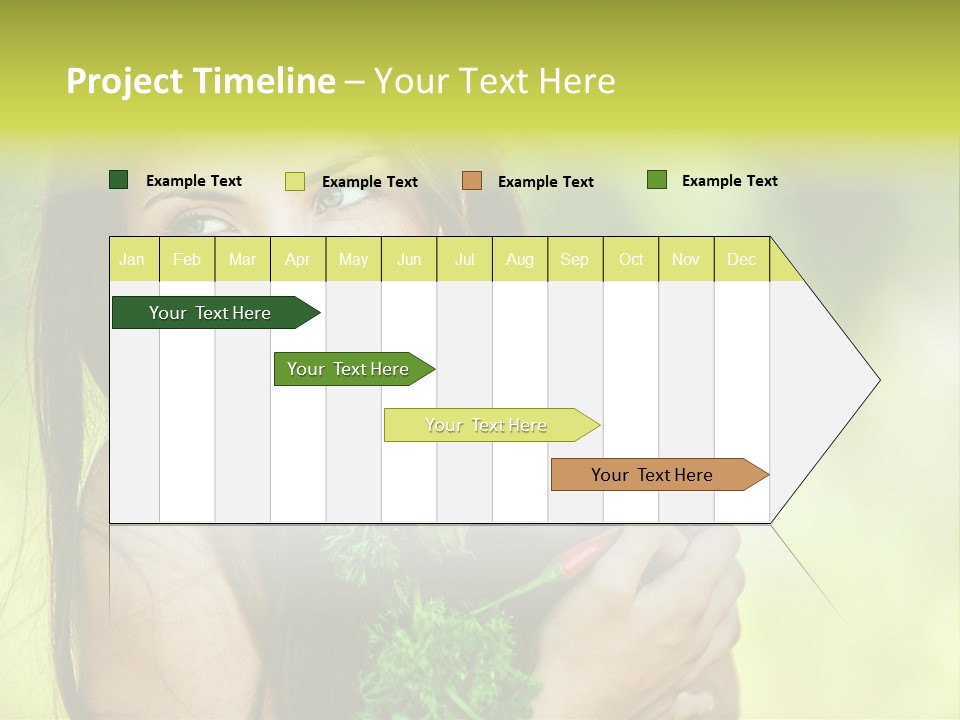 Vitamin Aubergine Zucchini PowerPoint Template