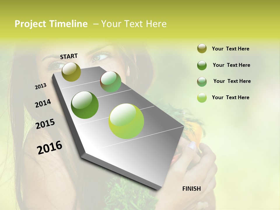 Vitamin Aubergine Zucchini PowerPoint Template