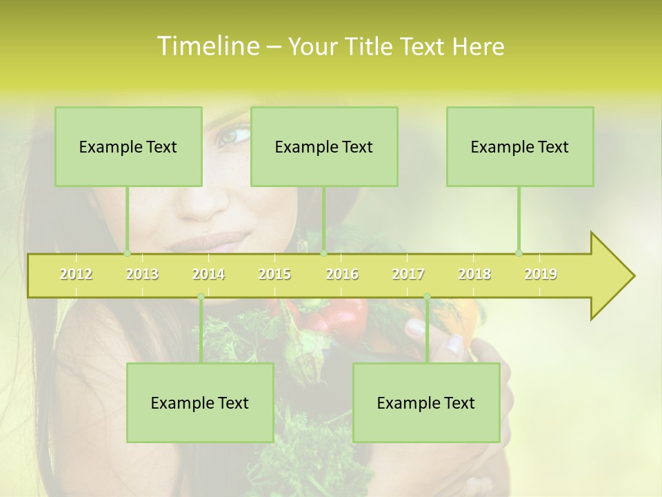 Vitamin Aubergine Zucchini PowerPoint Template