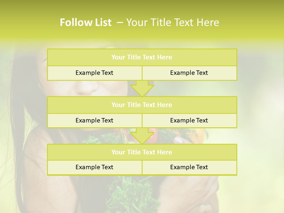 Vitamin Aubergine Zucchini PowerPoint Template