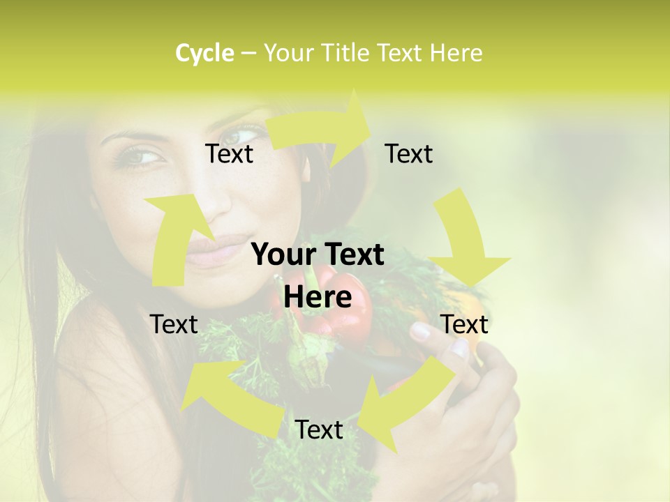 Vitamin Aubergine Zucchini PowerPoint Template