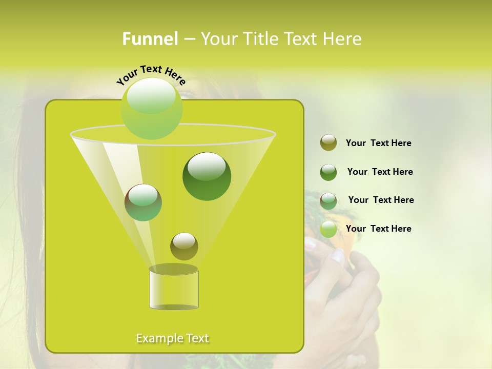 Vitamin Aubergine Zucchini PowerPoint Template