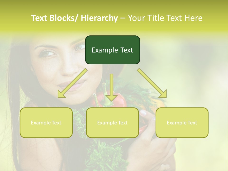 Vitamin Aubergine Zucchini PowerPoint Template