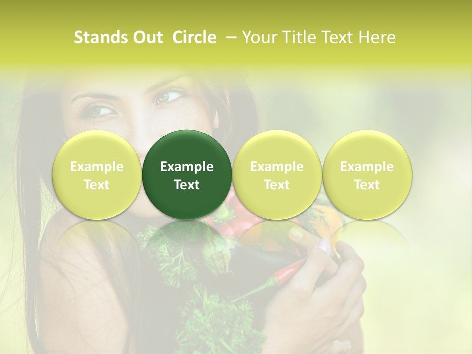 Vitamin Aubergine Zucchini PowerPoint Template