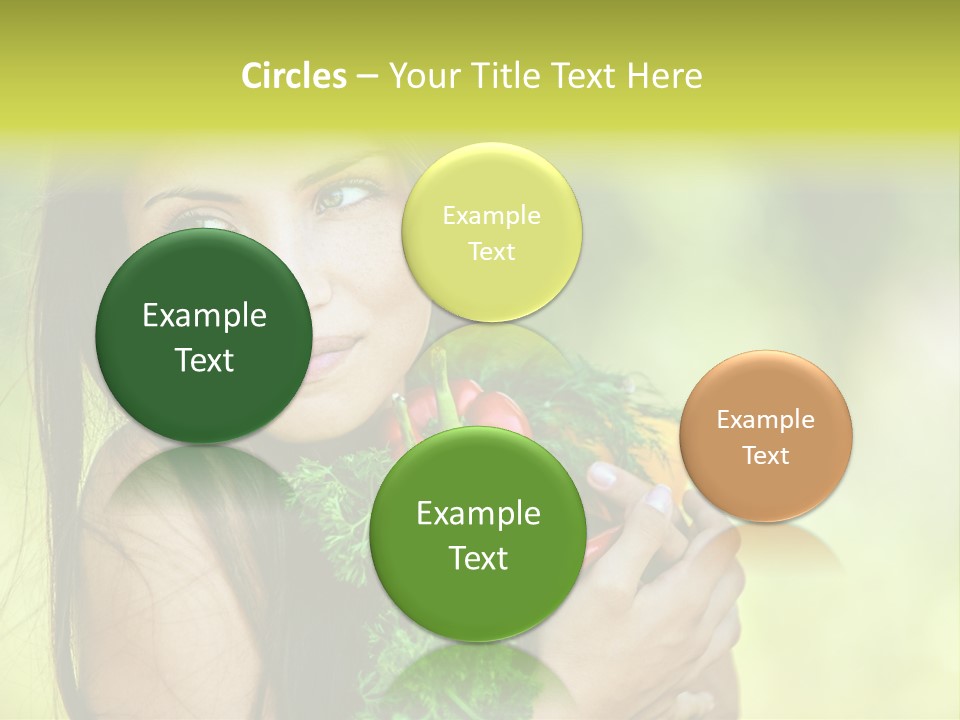 Vitamin Aubergine Zucchini PowerPoint Template