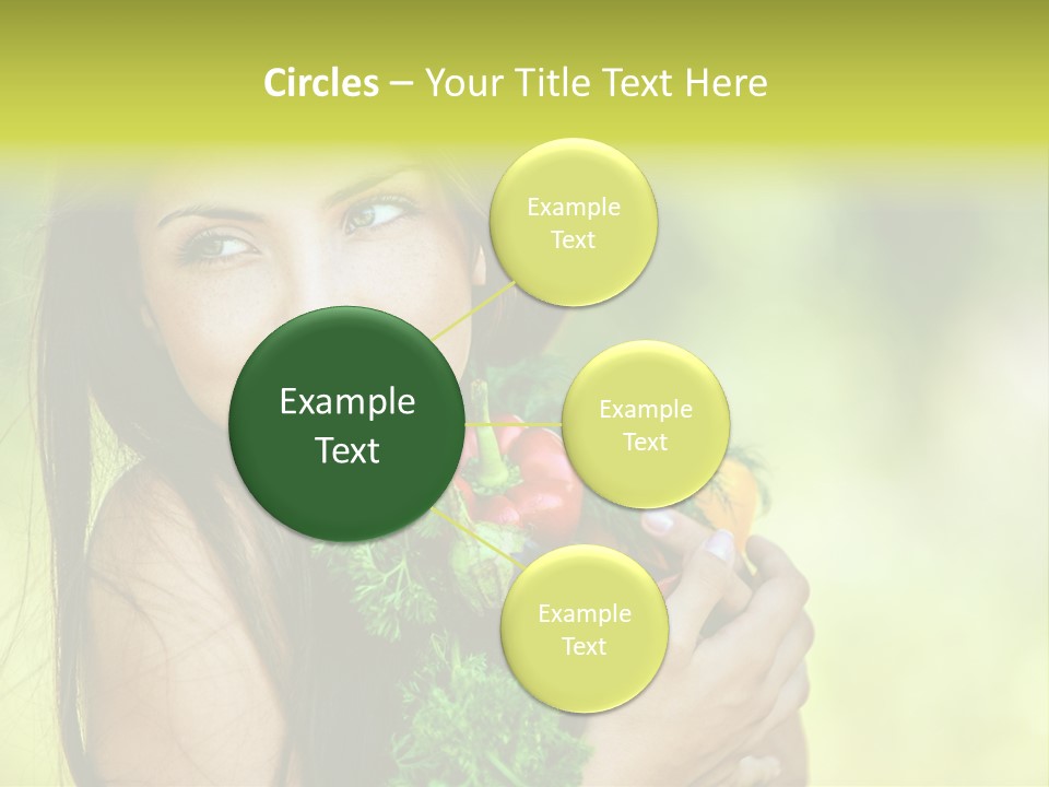 Vitamin Aubergine Zucchini PowerPoint Template