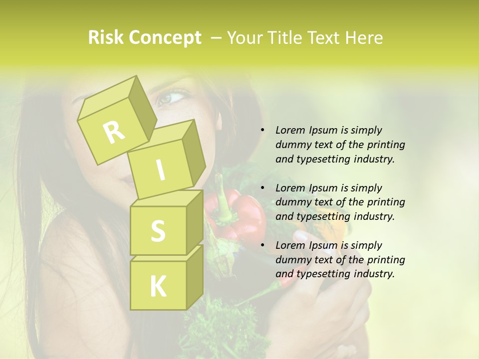 Vitamin Aubergine Zucchini PowerPoint Template