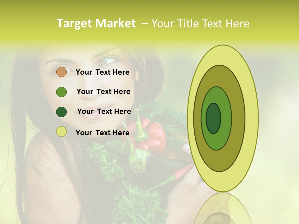 Vitamin Aubergine Zucchini PowerPoint Template