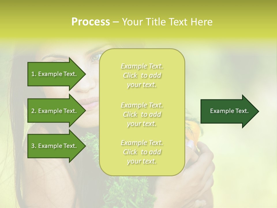 Vitamin Aubergine Zucchini PowerPoint Template