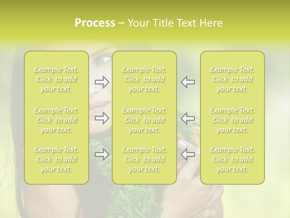 Vitamin Aubergine Zucchini PowerPoint Template
