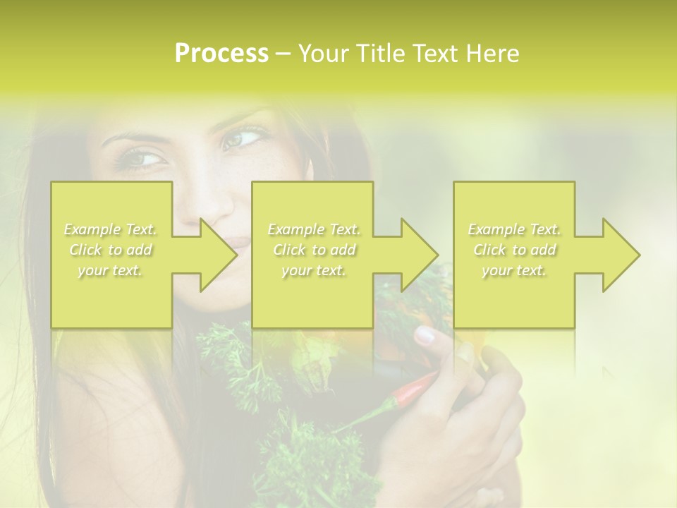 Vitamin Aubergine Zucchini PowerPoint Template