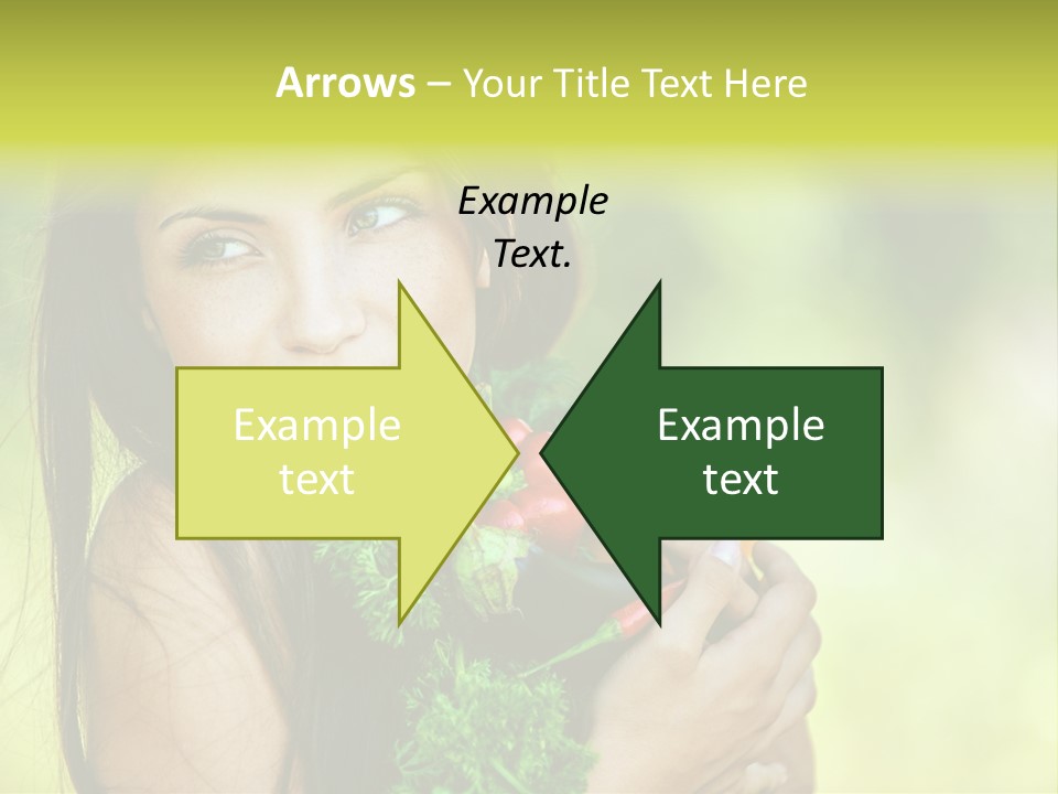 Vitamin Aubergine Zucchini PowerPoint Template