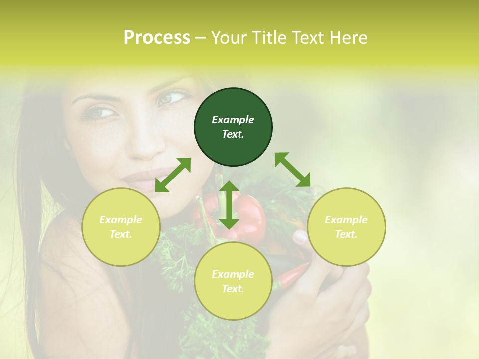 Vitamin Aubergine Zucchini PowerPoint Template