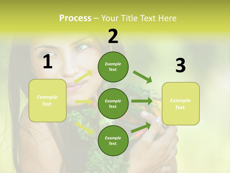 Vitamin Aubergine Zucchini PowerPoint Template