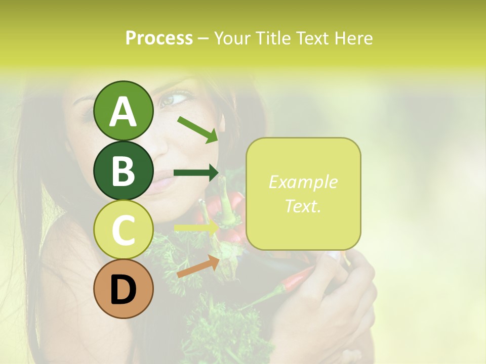 Vitamin Aubergine Zucchini PowerPoint Template