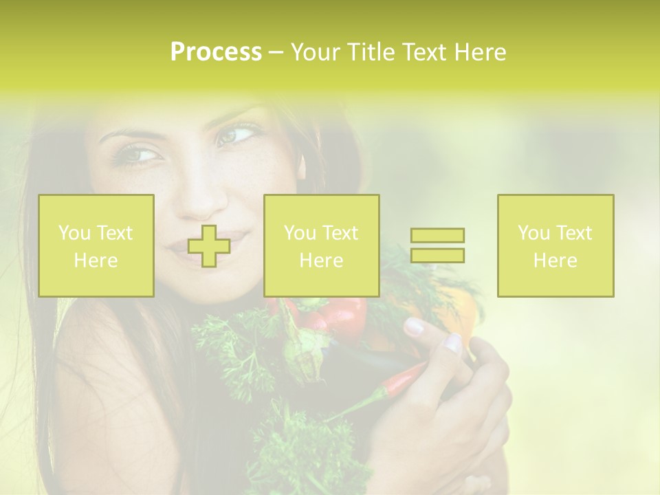 Vitamin Aubergine Zucchini PowerPoint Template