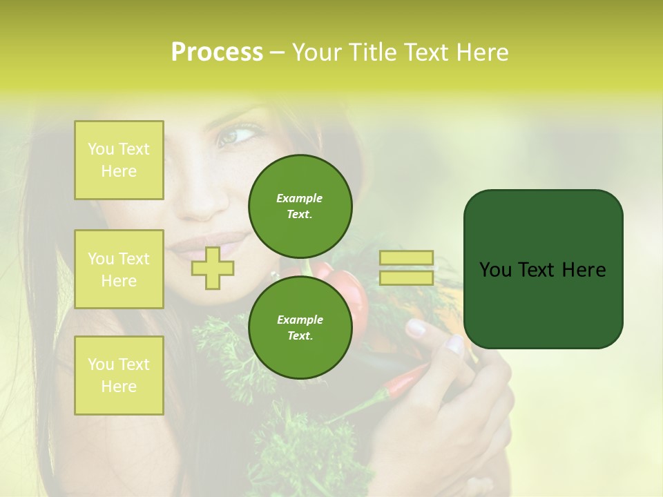Vitamin Aubergine Zucchini PowerPoint Template