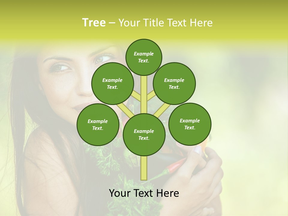 Vitamin Aubergine Zucchini PowerPoint Template