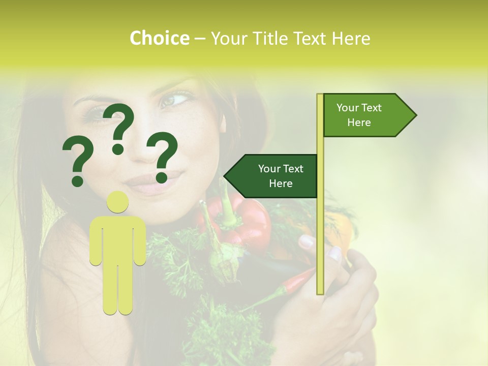 Vitamin Aubergine Zucchini PowerPoint Template