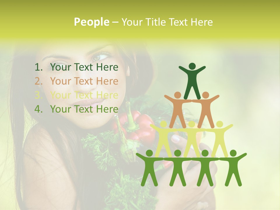 Vitamin Aubergine Zucchini PowerPoint Template