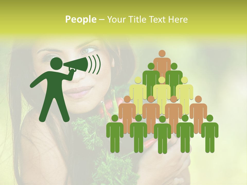 Vitamin Aubergine Zucchini PowerPoint Template