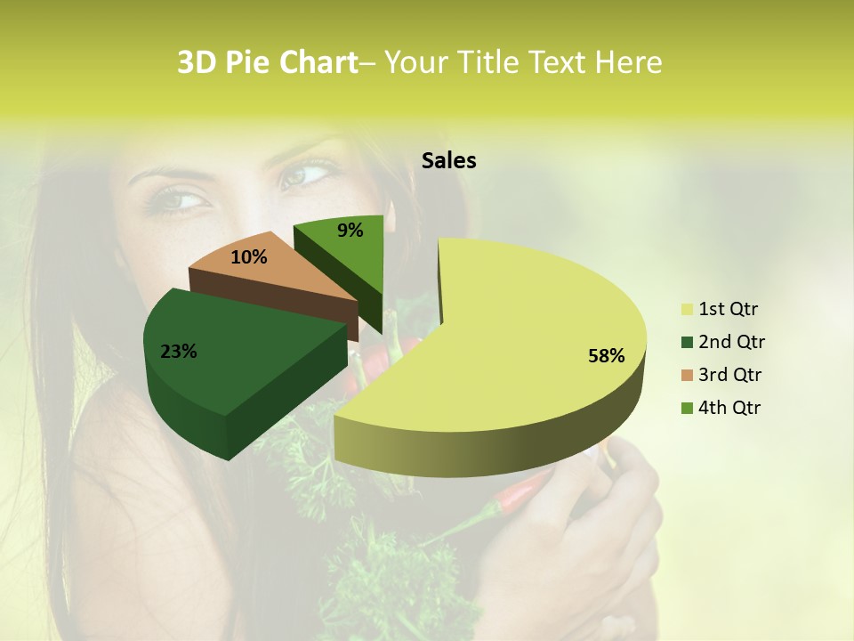 Vitamin Aubergine Zucchini PowerPoint Template