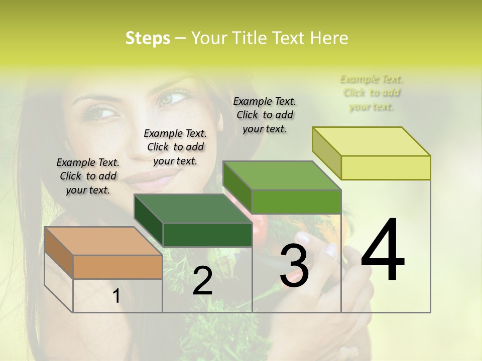 Vitamin Aubergine Zucchini PowerPoint Template