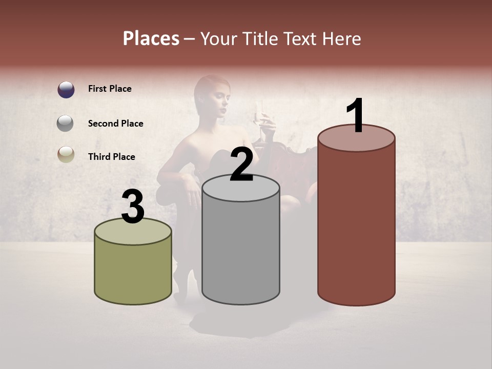 Wall Classic Girl PowerPoint Template