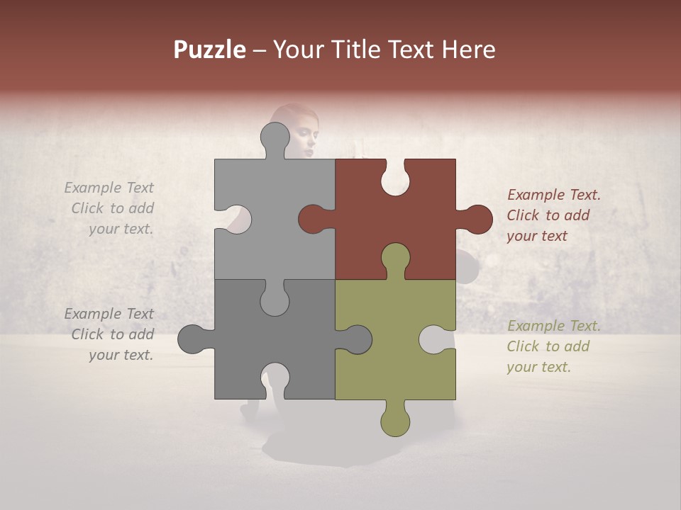 Wall Classic Girl PowerPoint Template