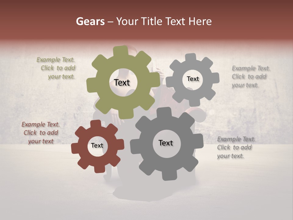 Wall Classic Girl PowerPoint Template