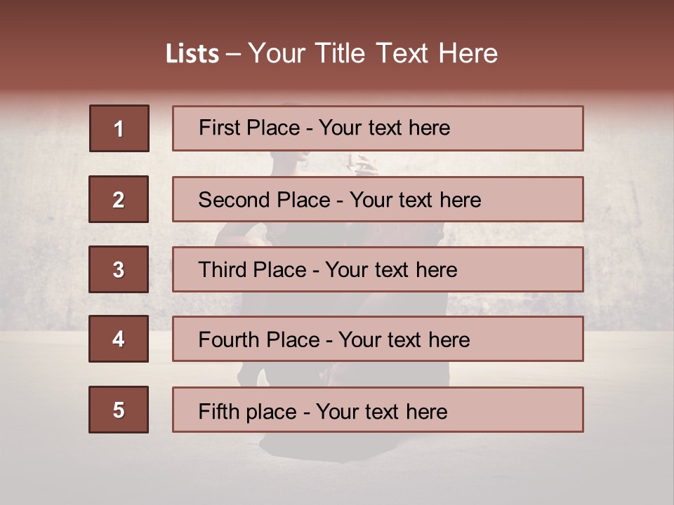 Wall Classic Girl PowerPoint Template