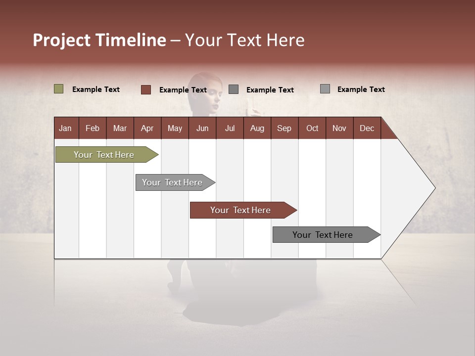 Wall Classic Girl PowerPoint Template