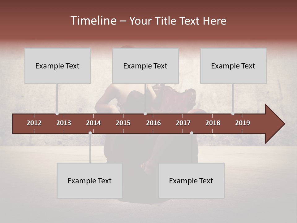 Wall Classic Girl PowerPoint Template