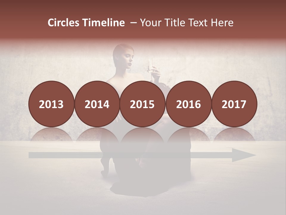 Wall Classic Girl PowerPoint Template