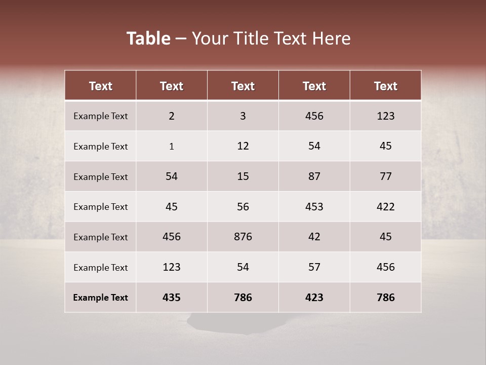 Wall Classic Girl PowerPoint Template