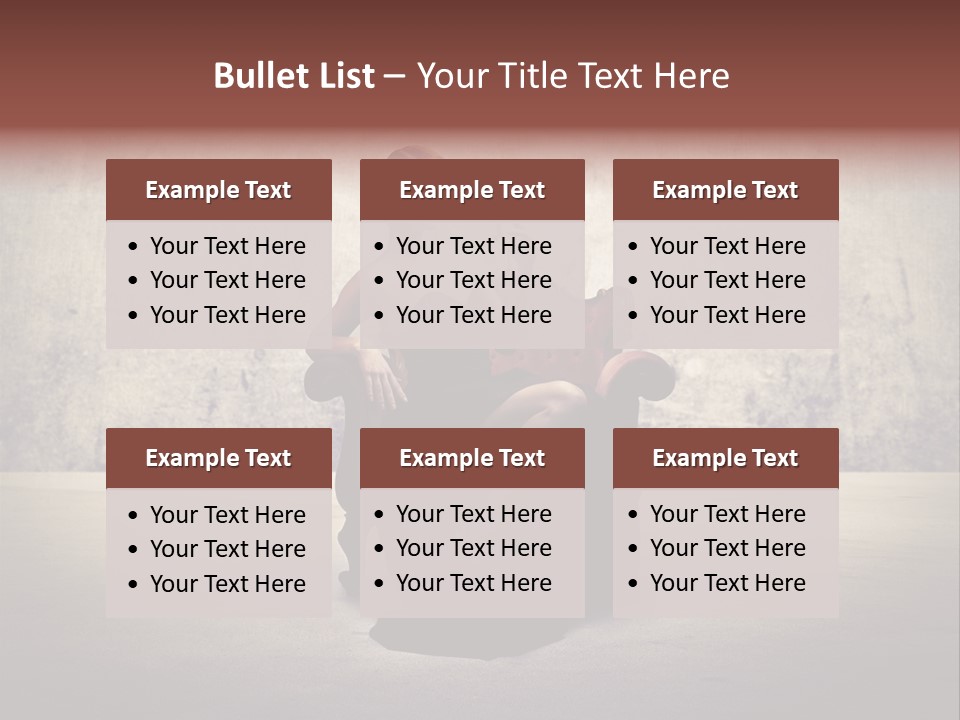 Wall Classic Girl PowerPoint Template