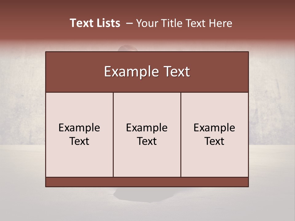 Wall Classic Girl PowerPoint Template