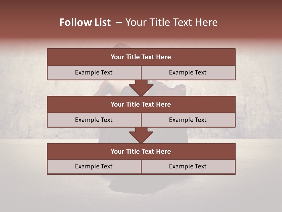 Wall Classic Girl PowerPoint Template