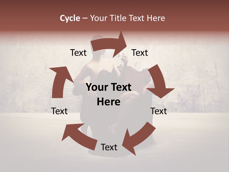 Wall Classic Girl PowerPoint Template