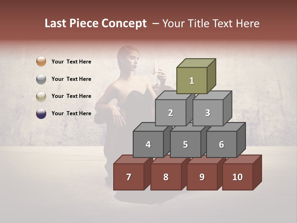 Wall Classic Girl PowerPoint Template