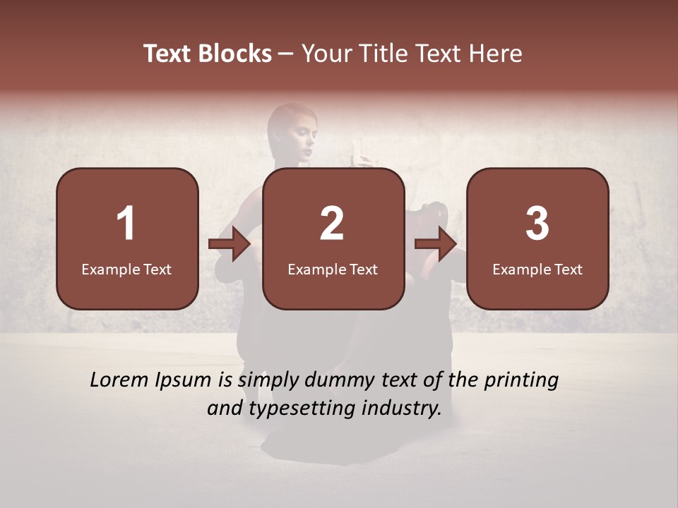 Wall Classic Girl PowerPoint Template