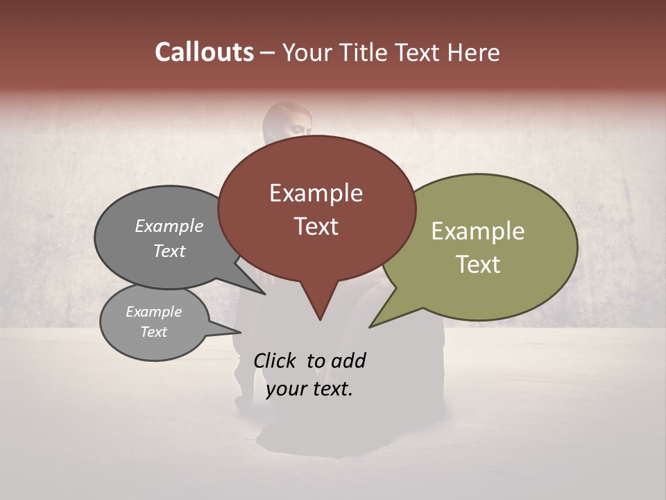 Wall Classic Girl PowerPoint Template