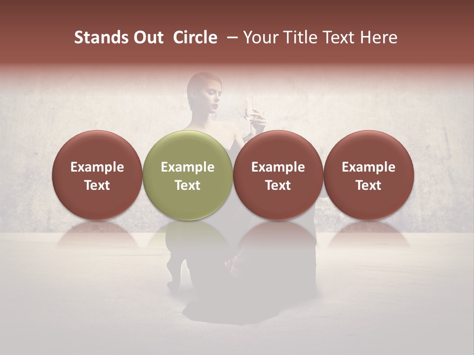 Wall Classic Girl PowerPoint Template