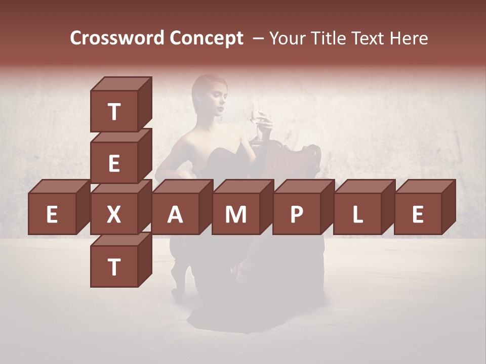 Wall Classic Girl PowerPoint Template