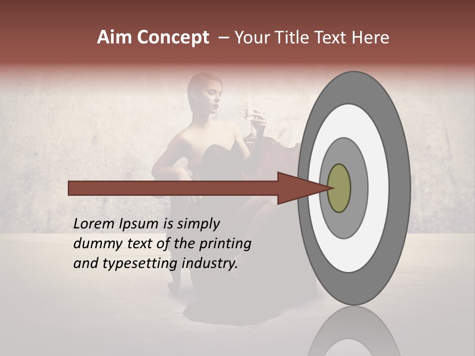 Wall Classic Girl PowerPoint Template