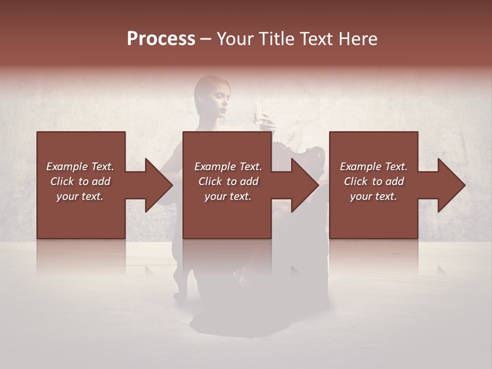 Wall Classic Girl PowerPoint Template